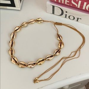 Martha Calvo Gold Puka Shell Necklace